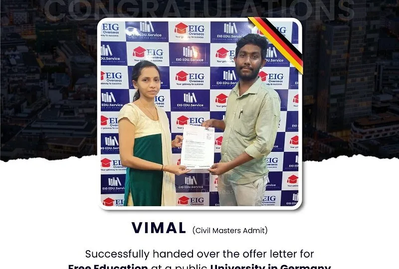 EIG Overseas 12 Civil Masters Admit | Germany